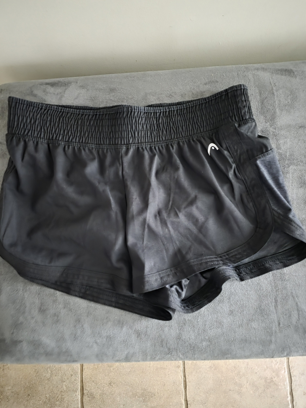 Head Black Women's Athletic Running Shorts with Elastic Waist - Picture 1 of 2